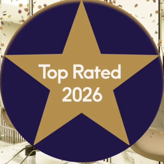 Treatwell Top Rated 2026 award badge